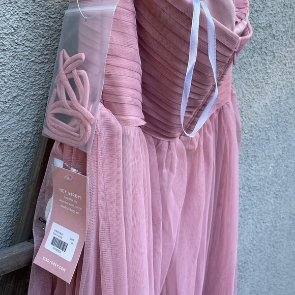 Birdy Grey Dusty Rose Christina Bridesmaid Dress New With Tags! - Picture 7 of 13